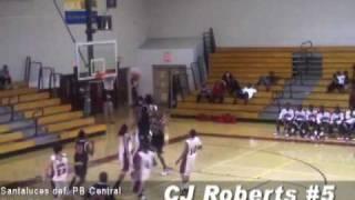 12/11/2009 Santaluces Chiefs vs Palm Beach Central Broncos - CJ Roberts Highlights