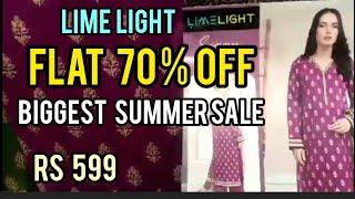 Limelight Flat 70% Off || summer biggest sale