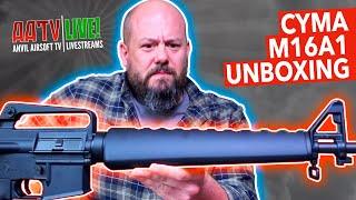 CYMA 'M16A1' CM009B Unboxing | Airsoft Replica | AATV Live! EP010