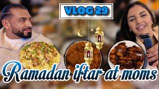 #VLOG 29 Ramadan iftar at moms |Parwiz & Parisa| پرویز و