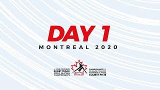 Day 1 | Four Continents Short Track Championships Montrèal 2020 | #4ContsShortTrack