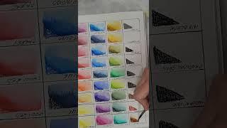 Swatching Derwent Inktense Pencils