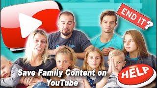 Is THIS The END? Save FAMILY-Friendly Content On YouTube! FTC Information.