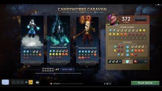 200+ REROLLS - DOTA 2 Candyworks Caravan