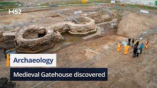 Medieval Gatehouse Discovered at HS2 Coleshill Manor Site in Warwickshire