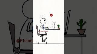 @sii_with_us  Stupid people at office  Password incorrect  #animation #animationmeme #shorts