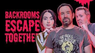 CO-OP FLEEING | Backrooms: Escape Together  Hallowstream 2024