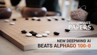 New DeepMind AI Beats AlphaGo 100-0 | Two Minute Papers #201