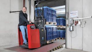 Linde Narrow Fahrzeuge mit klappbarer Plattform [Produktpräsentation] - Linde Material Handling