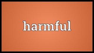 Harmful Meaning