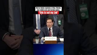 Marco Rubio explodes at Rep. Meeks over USAID cuts and foreign policy
