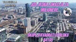 Beograd još jedna lokacija stanova preko 5000 evra,bivše fabrike novi LUX deo blok 64 i 65#beograd