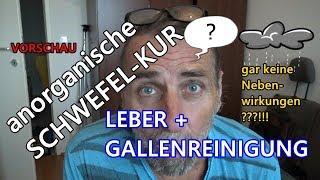 Anorganische Schwefel Kur nach Probst und Leber und Gallenreinigung nach Moritz! Reloaded!holi