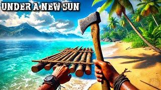 Raft! Day 2 Tropical Island Survival | Under A New Sun