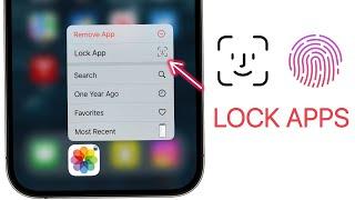 How to LOCK APPS on iPhone! (with Face ID & Passcode)