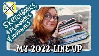 My 2022 Line Up - Sketchbooks, Planners and Journals | Kallerhult Creations