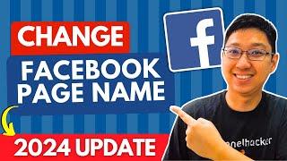 How to Change Your Facebook Page Name 2024 (FAST & STEP-BY-STEP)