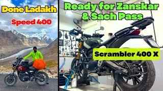 2nd Time in 2024 - Ladakh Zanskar & Sach Pass Winter Trip Preparation | Triumph Scrambler 400 X