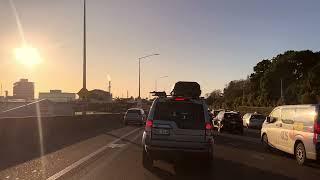 SLOW TV - Driving through Auckland at Dusk