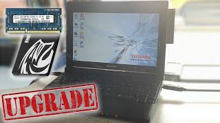 Toshiba Mini Notebook NB500 - NB505 SSD and RAM Upgrade 2020