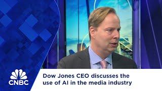 Dow Jones CEO discusses the use of AI in the media industry