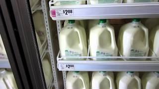 Eggs Milk at Joe V Smart Shop Grocery Store 43rd Street Houston Texas