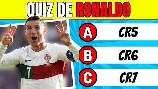 QUIZ de RONALDO: ¿Cuánto conoces a CR7? ‍️🪲 QUIZBOLISTA Quiz de FÚTBOL - TRIVIA de FÚTBOL