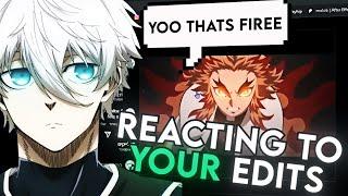 Reacting To YOUR Anime Edits! #molobreact1