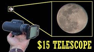 40X Phone telescope is hard to believe! Sample pictures and footage