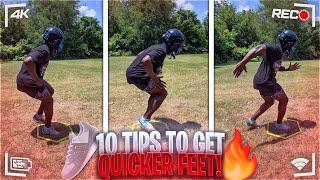 Use these 10 drills to get quicker feet (legs and feet gone be burning)