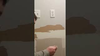  Use this before mudding torn drywall paper #shorts #youtubeshorts