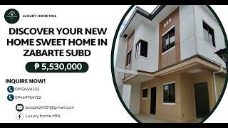 Discover Your New Home Sweet Home in Zabarte Subd (Single Attched)
