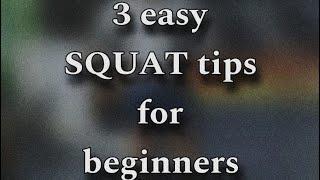 3 Easy Squats Tips For beginners