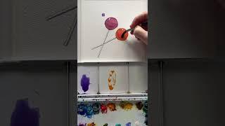 Watercolor glazing 101 #watercolor #watercolorpainting #arttutorial #art #artwork