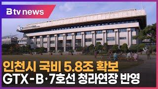 인천시 국비 5.8조 확보…GTX B·7호선 청라연장 반영