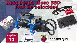 Arrancar o iniciar Raspberry Pi 4 desde Disco SSD. Boot desde SSD pruebas comparativas de velocidad