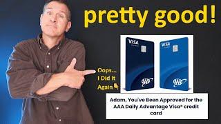 NEW CREDIT CARD: AAA Credit Card Review 2022 (AAA Daily Advantage Visa & AAA Travel Advantage Visa)