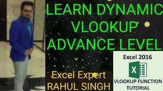 Dynamic VLOOKUP With MATCH Function | HINDI | ICL CLASSES | RAHUL SINGH | Vlookup Function  Advance