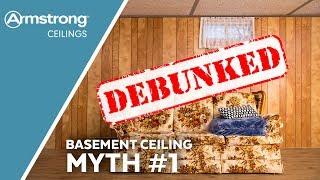 Basement Ceiling Myths Busted | Myth One - Ugly Ceilings | Armstrong Ceilings for the Home