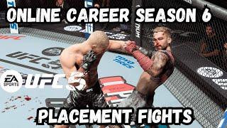 UFC 5 Online Career Season 6 | Grinding To Division 20 | Episode 1