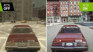 GTA IV: 2008 vs 2023 Remastered Graphics Comparison - GTA IV on RTX™ 3090 Maxed-Out