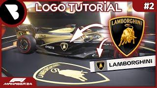 F1 Manager 24 - Lamborghini Logo Tutorial - NO MODS