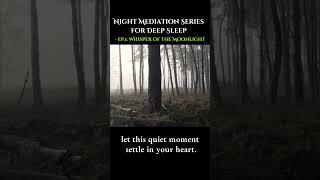 Mediation before sleep Series for Deep Sleep | ep1.  Whisper of the Moonlight