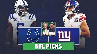 Indianapolis Colts vs New York Giants BEST BETS! NFL Picks & Predictions | The Favorites