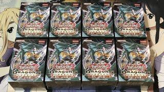 Opening Eight Yugioh Dragons of Legend Complete Series Booster Boxes