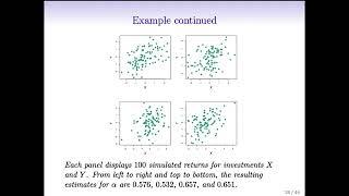 Statistical Learning: 5.4 The Bootstrap