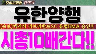 [유한양행 주가 전망]렉라자 리브리반트SC 유럽EMA승인!! 전세계 암가이드라인 KCCN업데이트 되며 대시세 나오게 됩니다!! 반드시 시청하시고 털리시면 안됩니다!!#유한양행목표가