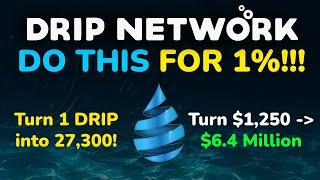 How to Get 1% Daily Rewards With DRIP Network (did you do this?!)