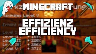 EFFIZIENZ / EFFICIENCY - Verzauberung erklärt - Werkzeugverzauberung - Minecraft Tutorial [CC]