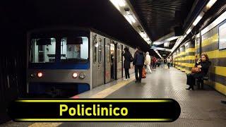 Metro Station Policlinico - Rome  - Walkthrough 